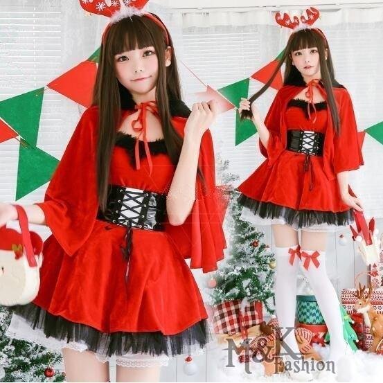 コスプレ赤ずきんサンタ衣装newサンタコスクリスマスコスチューム赤ずきんちゃんサンタクロースコスプレ