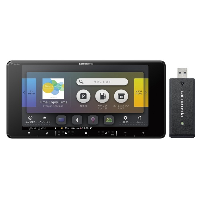 カーナビ 楽ナビ 7V型HD 200mmワイド AV一体型 メモリーナビ AVIC-RW920-DC