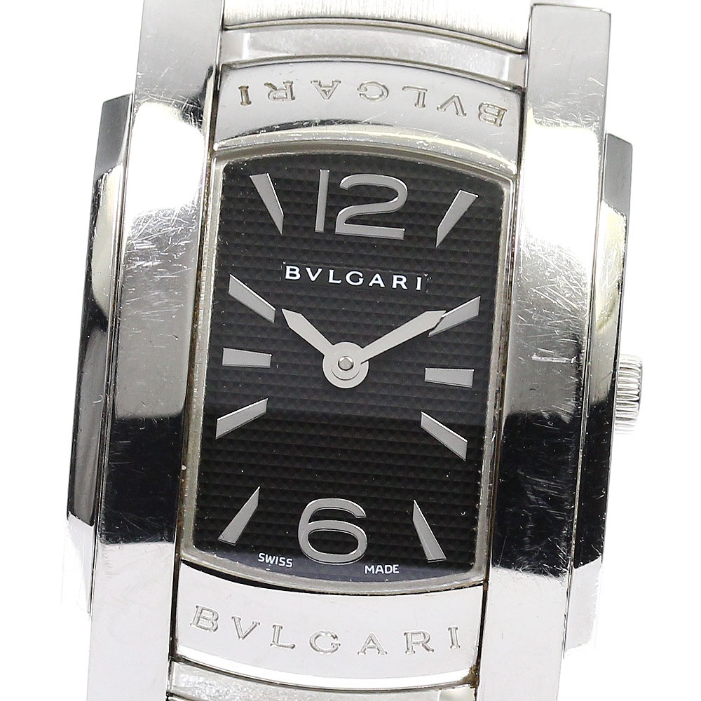 保証書付き【BVLGARI】ブルガリ アショーマ AA35S クォーツ レディース_706033【中古】