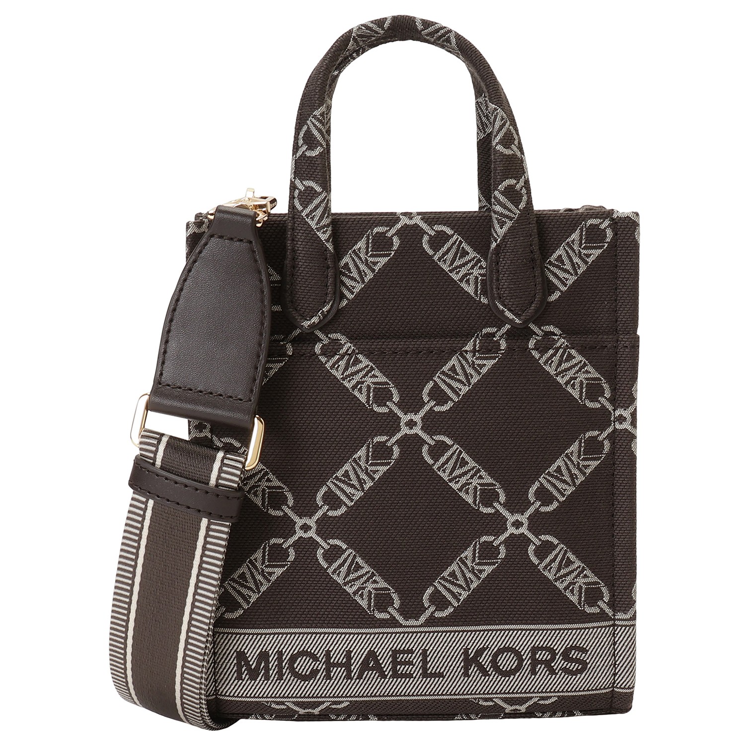マイケルコース バッグ MICHAEL KORS レディース 32F3G3GC0J 240 CHOC MULTI ジジ エンパイア ロゴ ジャカード エクストラスモール 2WAY ショルダートートバ