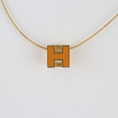 HERMESエルメス　キューブネックレス　カージュ・ド・Ｈ　箱付き HERMESエルメス キューブネックレス カージュ・ド・H 箱付き HERMES
