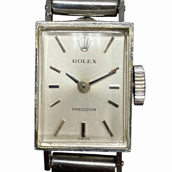 ロレックス プレジション 2631 手巻き アンティーク K18WG 腕時計 レディース