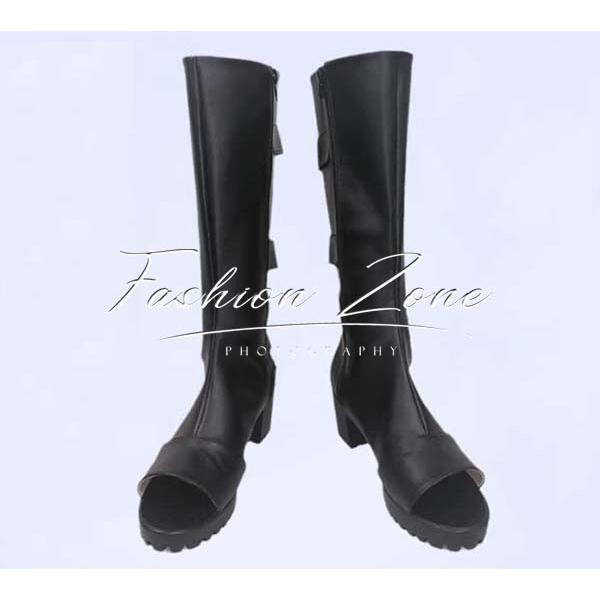 NARUTO -ナルト- 風 春野サクラ コスプレ靴 男女兼用 シューズ 道具小物 ブーツ cosplay ハロウィン仮装 変装