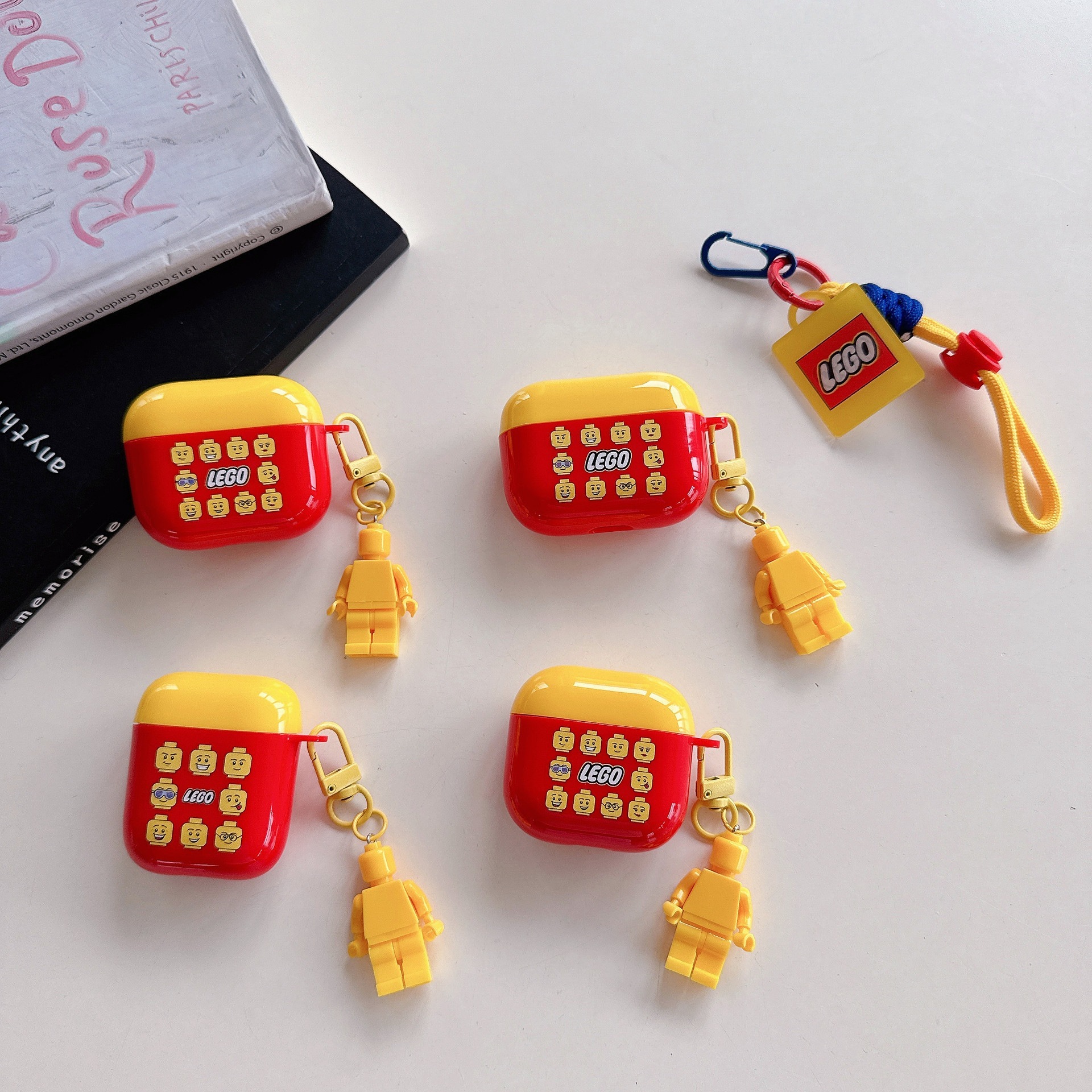 【20点セット】【送料無料】AirPods 4対応イヤホンカバーカートゥーンかわいいケースアップル12世代pro 2 Bluetoothアイデア保護カバーストラップ