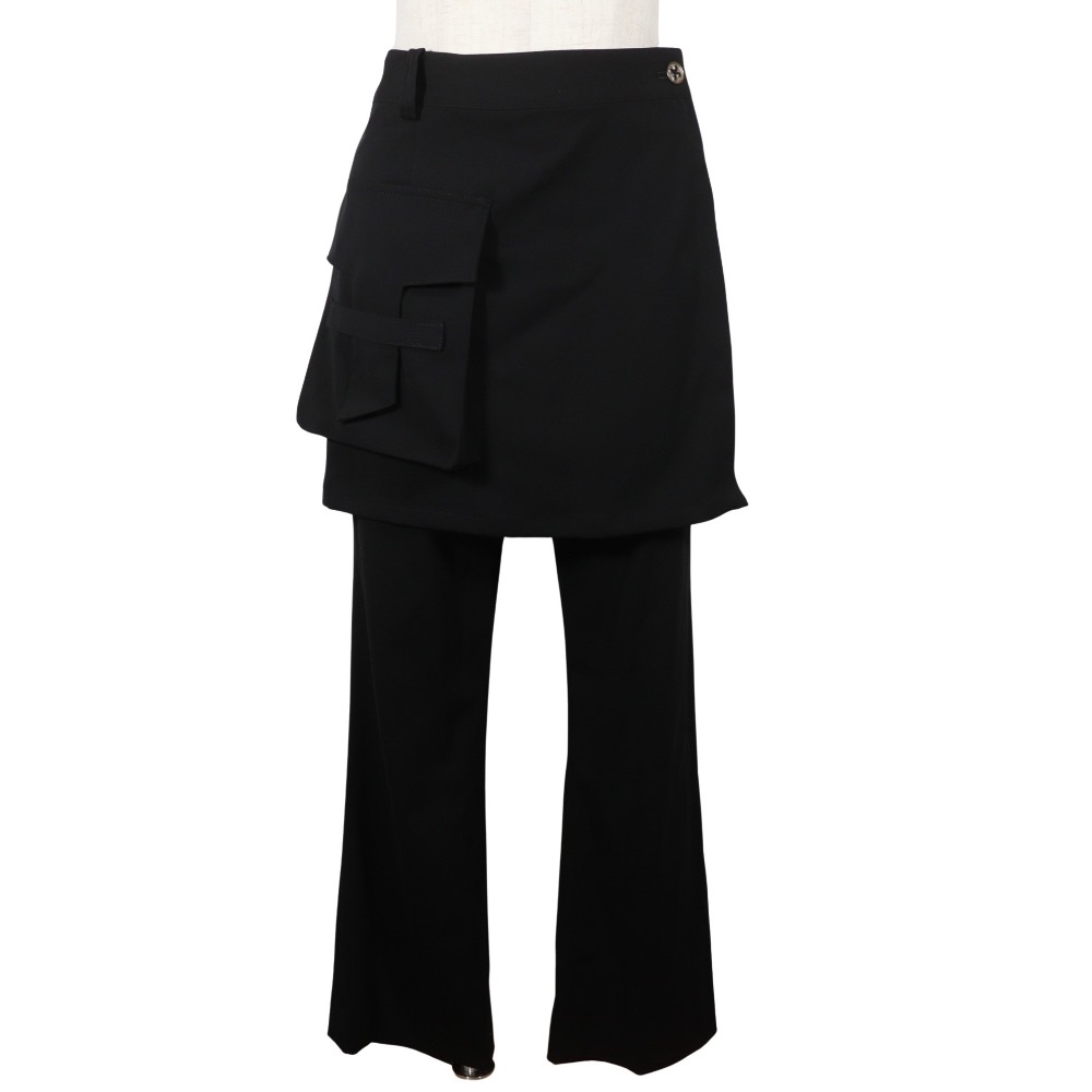 OLLEBOREBLA オレボレブラ パンツ＆スカート パンツ ポリエステル 黒 レディース 中古品 Aランク