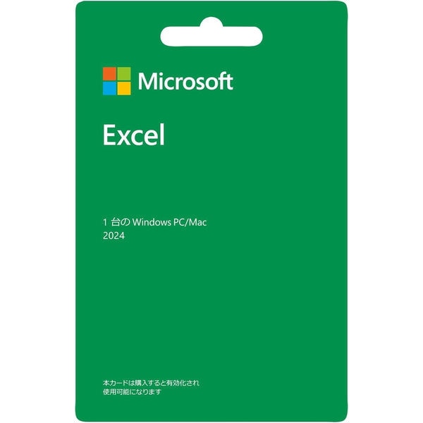 【未使用品在庫一掃】excel 2024 永続版【2時間内納品】紐づけ版 オンラインコード版 最大1台のデバイスで使用 単品 office2024