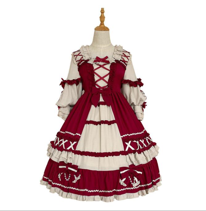 オリジナルデザイン 新品白雪姫ドレス ロリータ ドレス 華やかなロリータスタイルやゴシックスタイル 11,250円