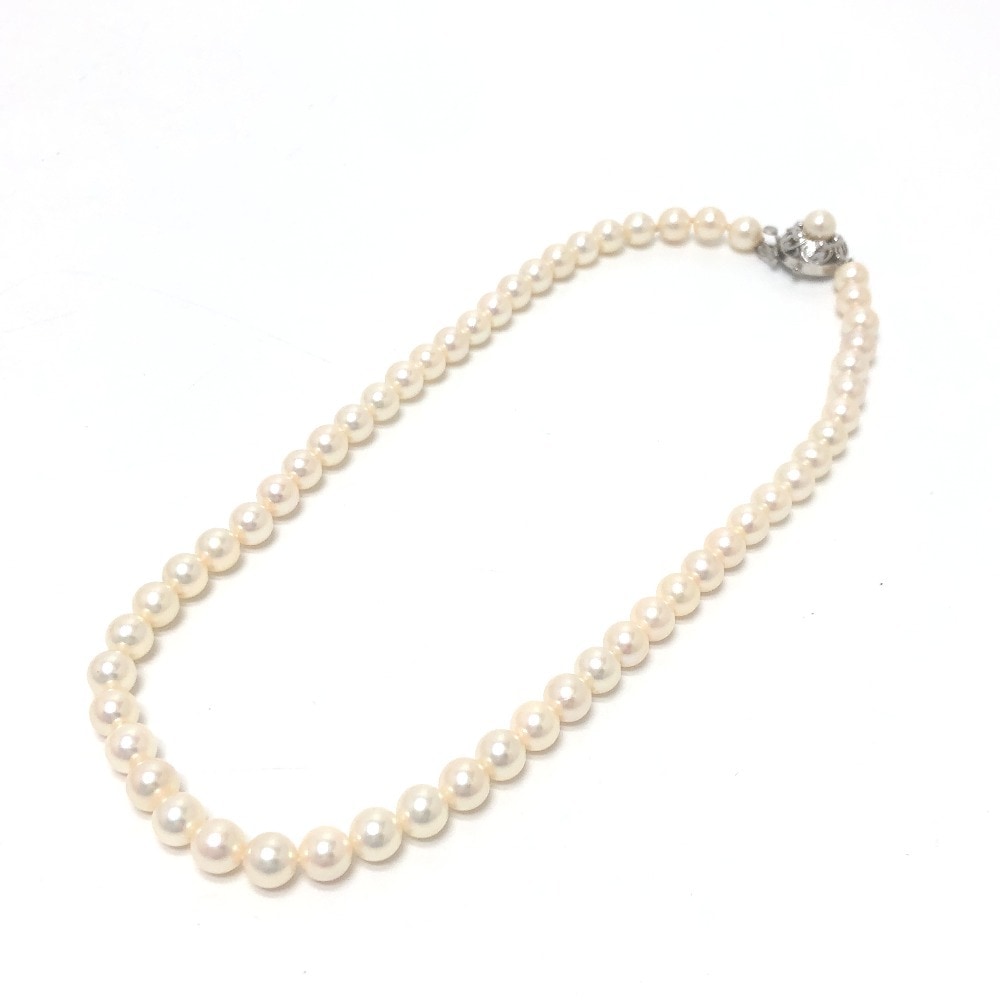 no brand ノーブランド ネックレス パール 7mm～7.5ｍｍ ネックレス アクセサリー 小物 真珠 パール ホワイト