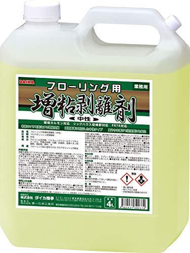 【業務用】 第一化学工業所(ダイカ) ハクリ剤 フローリング用増粘剥離剤*中性* 4L