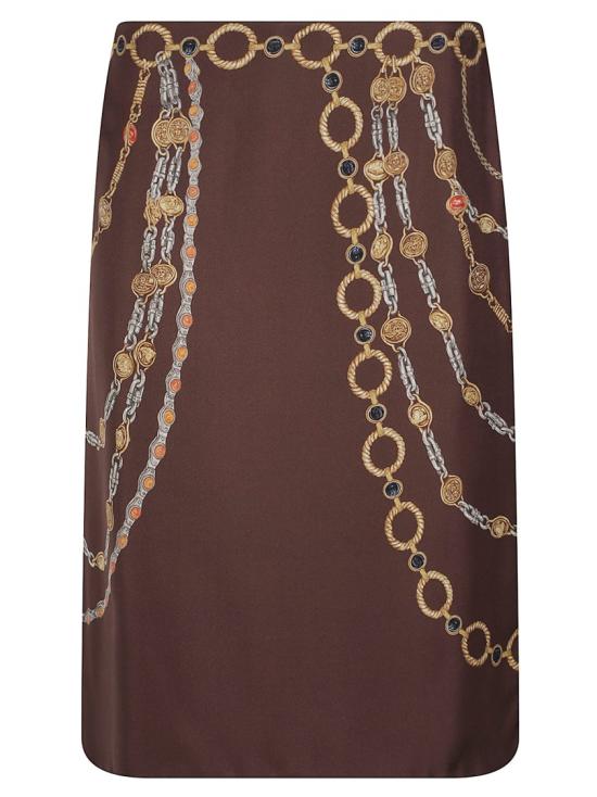 VERSACE Women Skirts 10246901A179525N940 Brown