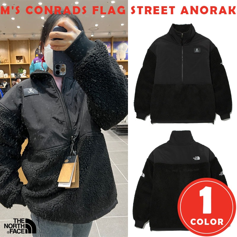 韓国正規品保証 関税負担なし NA4FM56A MS CONRADS FLAG STREET ANORAKデイリー 基本 着装 男子 女子 人気 韓国 ファッション 男女共用 アウトドア