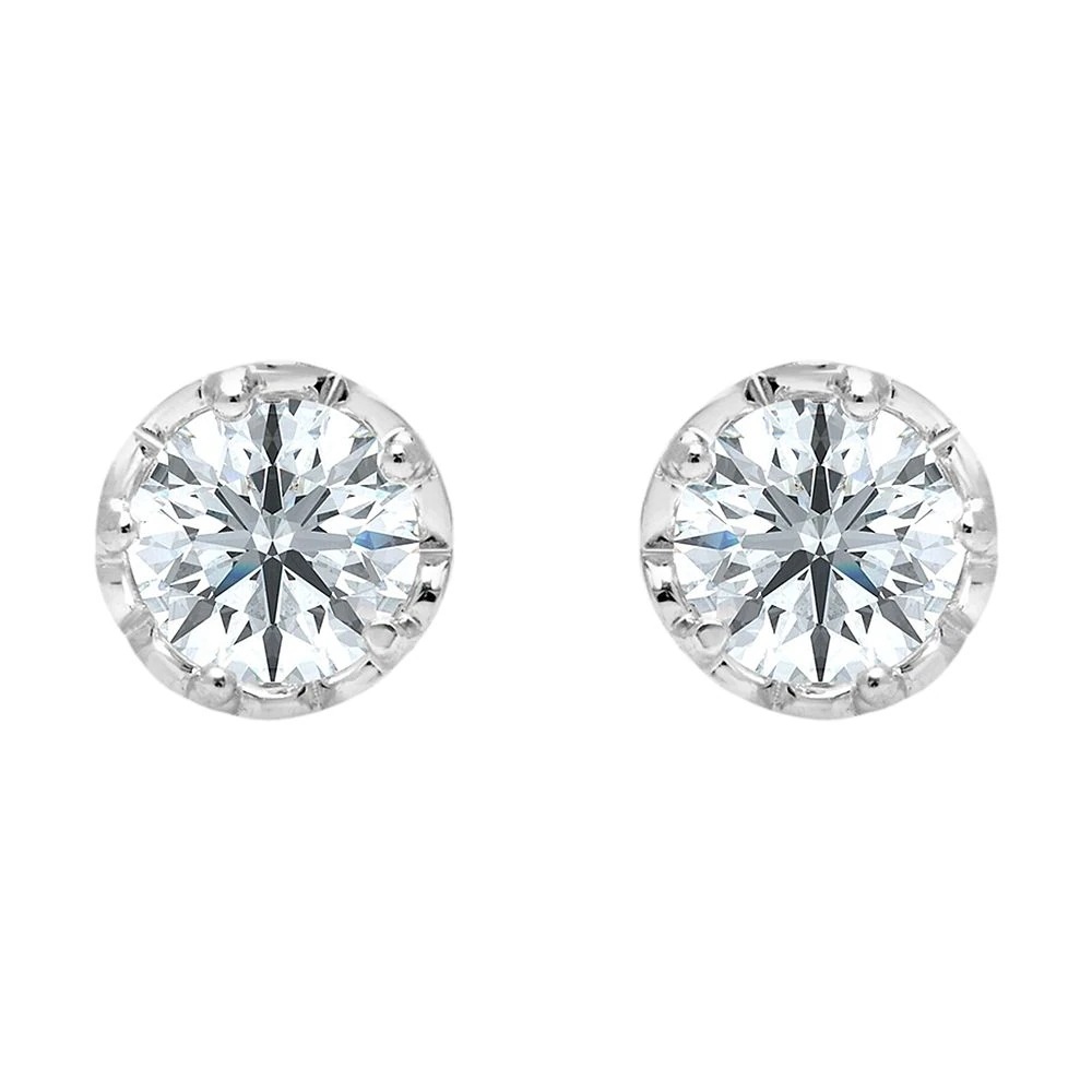 CRISLU CRISLU シンデレラファセットスリッパピアス