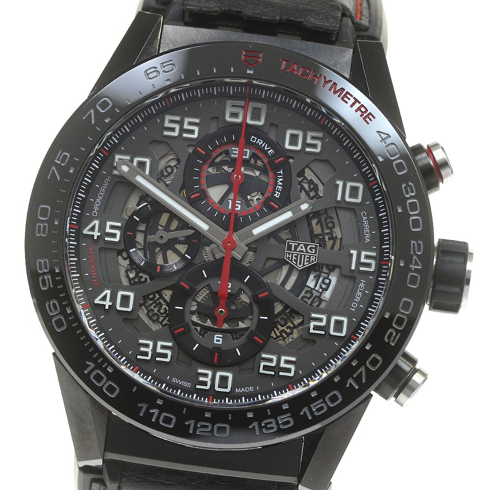 タグホイヤー TAG HEUER CAR2A1H カレラ クロノグラフ 自動巻き メンズ 良品 箱・保証書付き_863035【中古】