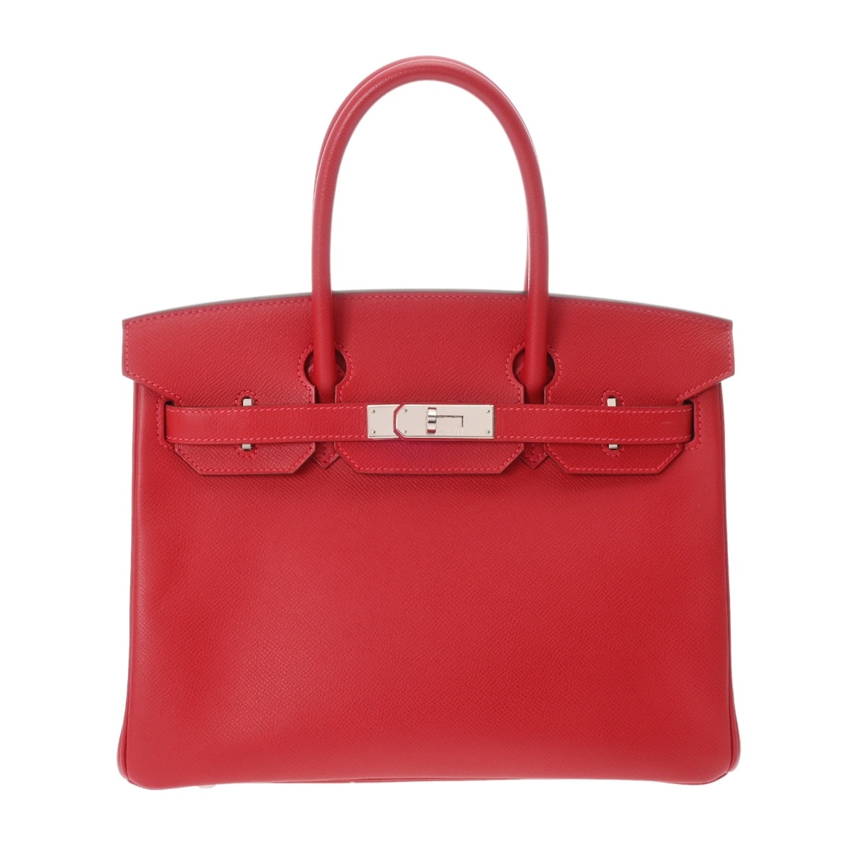 バーキン 30 ルージュカザック P刻印(2012年頃) レディース ヴォーエプソン ハンドバッグ Aランク 中古 銀蔵 750,365円