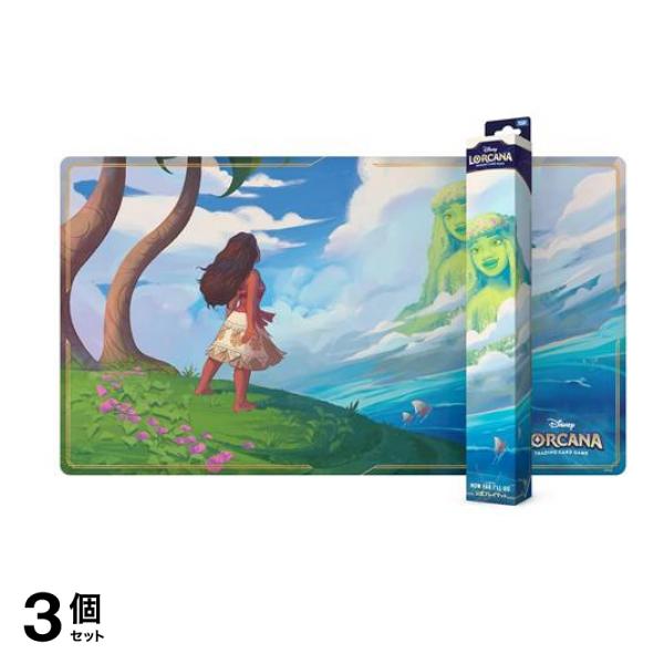 ・ロルカナ・TCG 日本語版 公式プレイマット HOW FAR ILL GO どこまでも 1枚入 3個セット