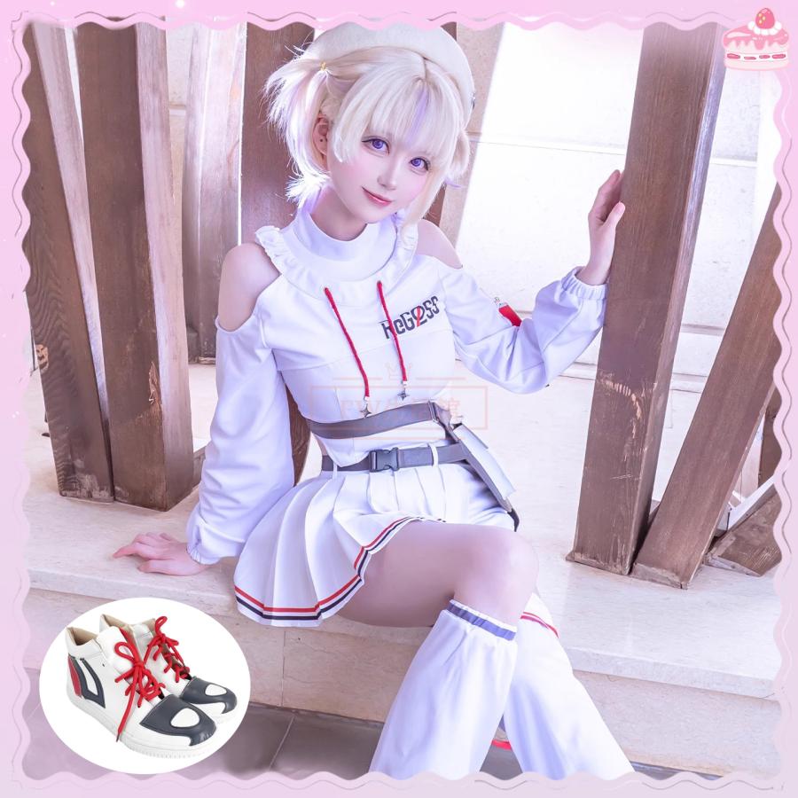 バーチャルYouTuber　VTuber　轟はじめ コスプレ衣装 ウィッグ 靴 cosplay イベント演出服アニメ変装仮装 ハロウィン