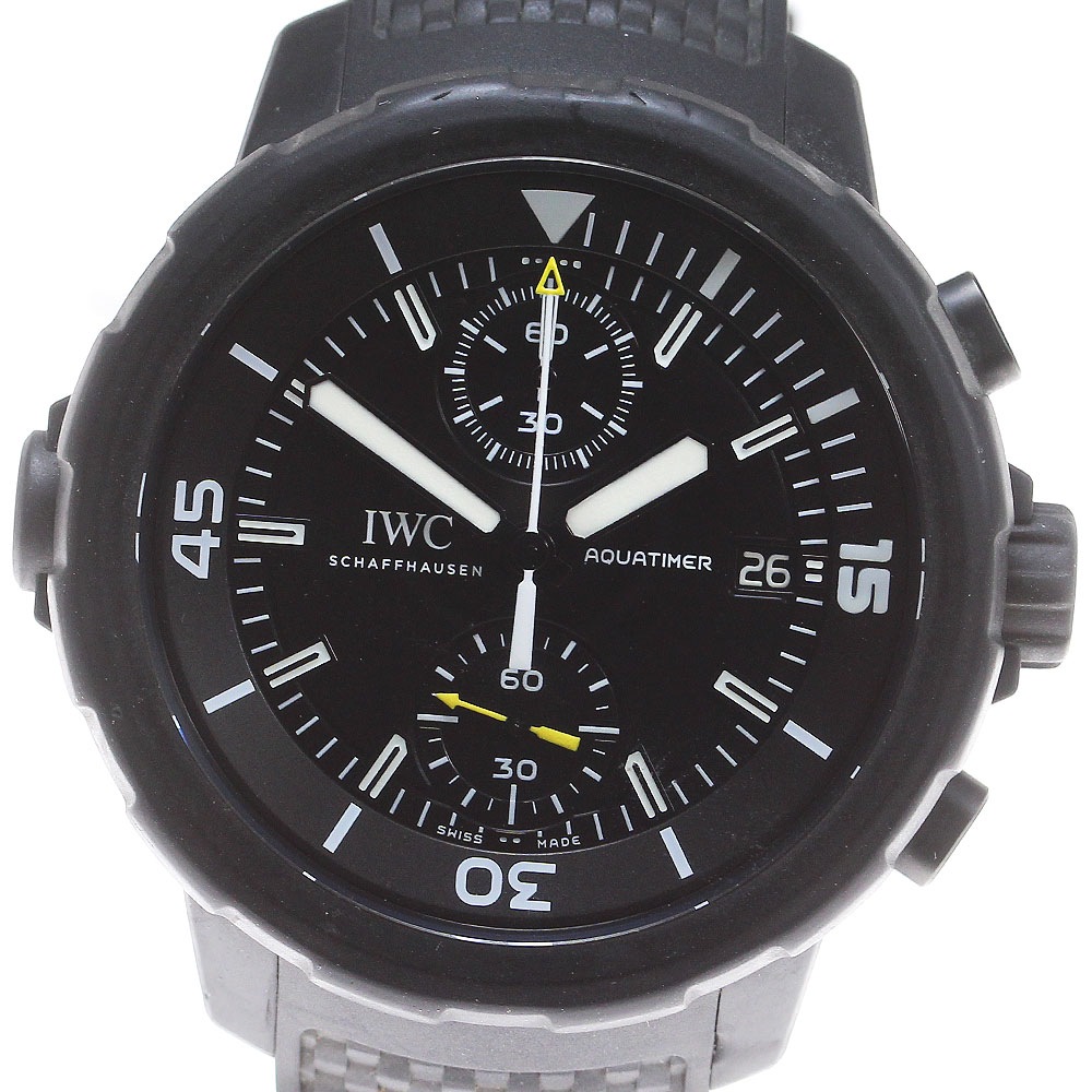 IWC SCHAFFHAUSEN IW379502 アクアタイマー ガラパゴスアイランド クロノグラフ 自動巻き メンズ 保証書付き_826641【中古】