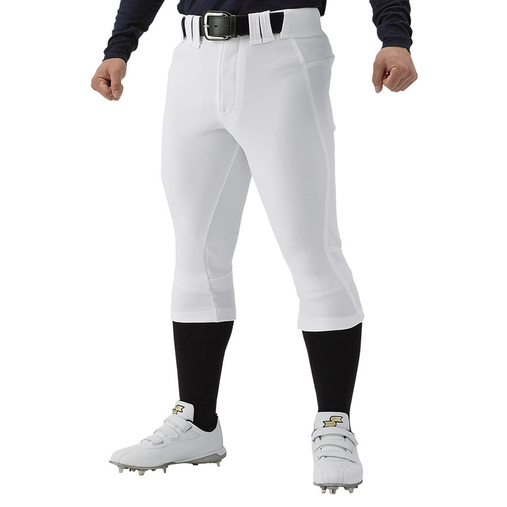 野球 ユニフォームパンツ ショートフィット 3Dパンツ 試合用 練習着 ショートパンツ ストレッチ 足上げ 軽量 スリム 立体裁断 ホワイト アイボリー S M L O XO XO2 ゲーム用ショート