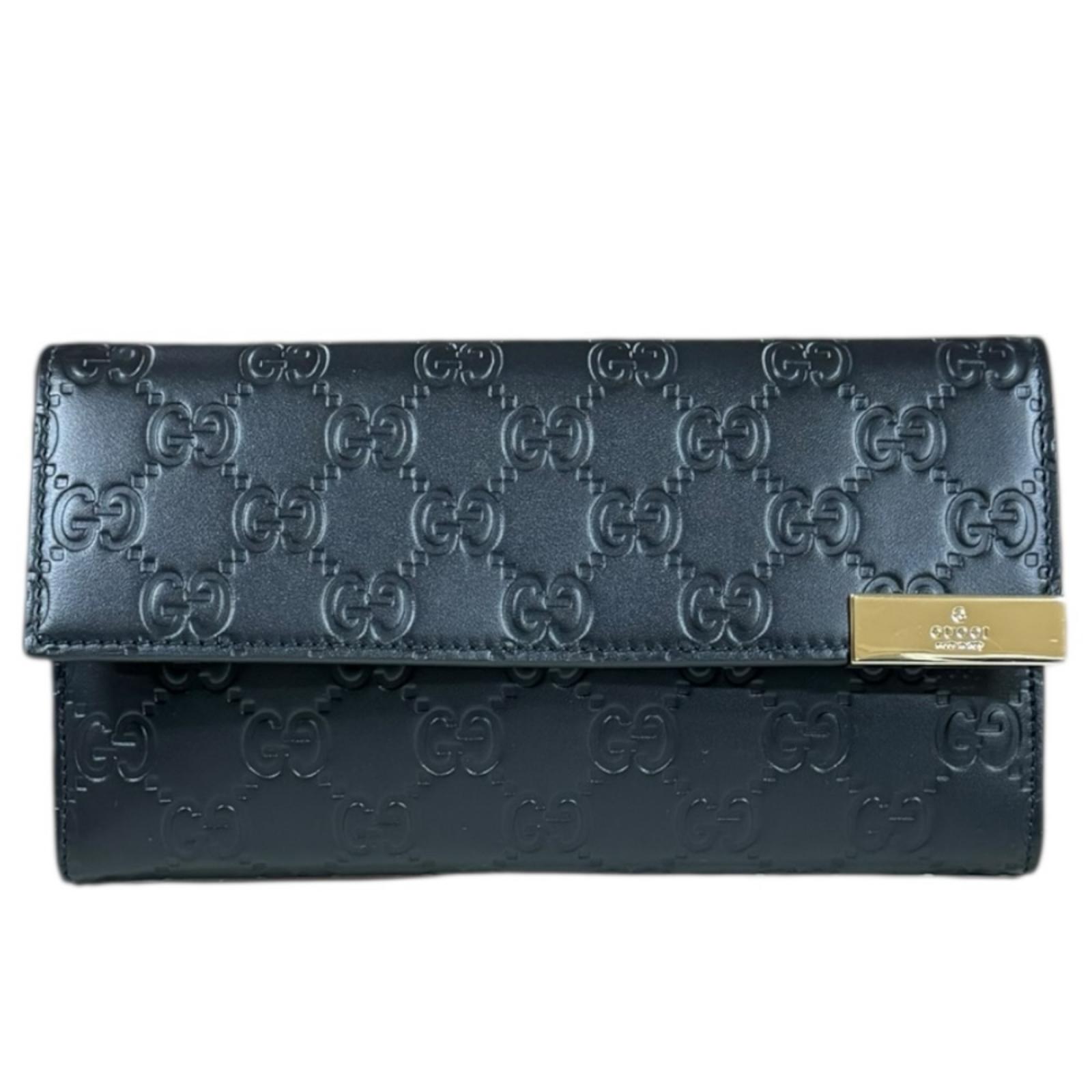 グッチ グッチシマ 長財布 レザー 291099 GUCCI 中古 美品