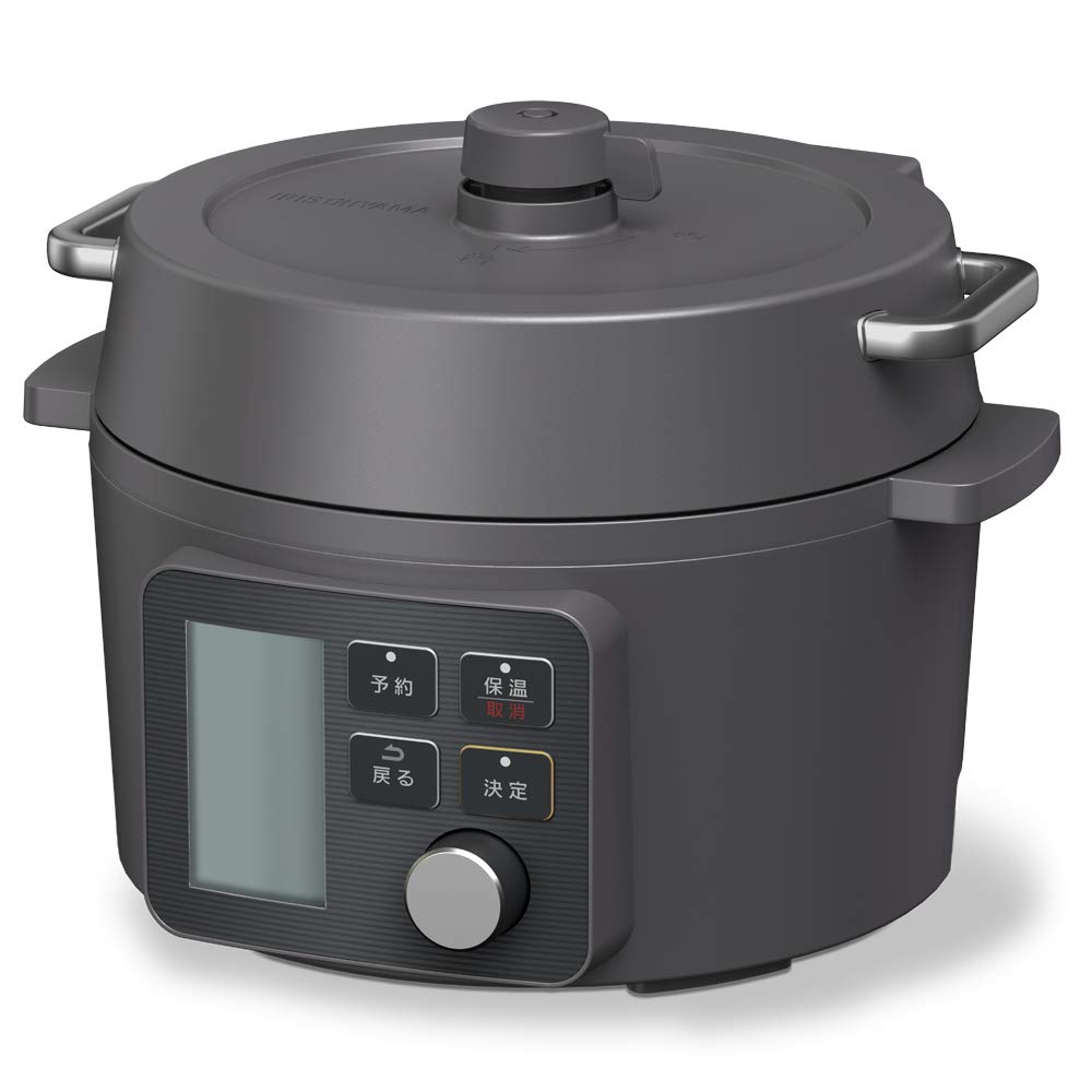 電気圧力鍋 2.2L ブラック KPC-MA2-B アイリスオーヤマ 65種類自動メニュー搭載 11,256円