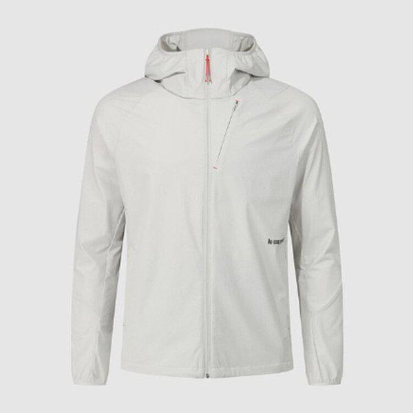 ユニ レギュラーフィット ライトベンチャー ジャケット ホワイト グレー QQ323EJK81-WGR