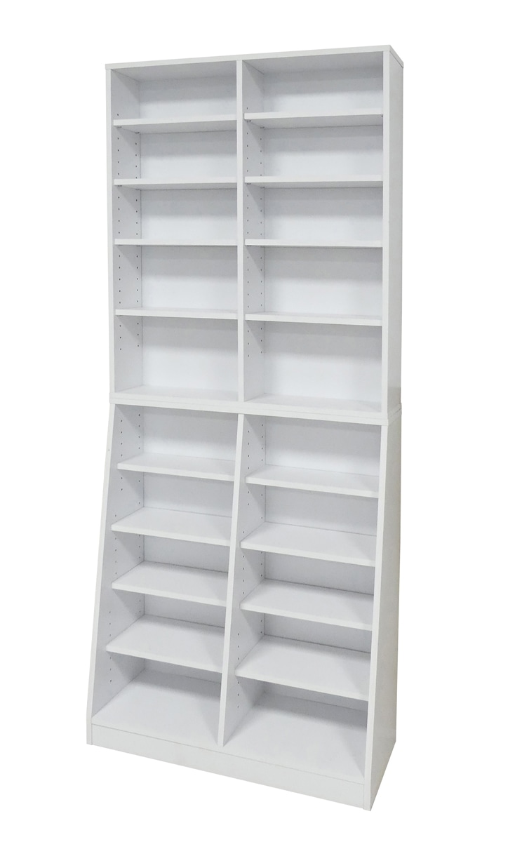 クロシオ 12137 大容量ホームシェルフ 幅75cm(ホワイト) 12137クロシオ