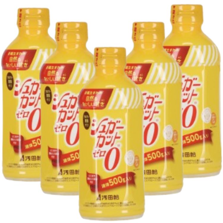 5個セット 浅田飴 シュガーカットゼロ 500g 液体