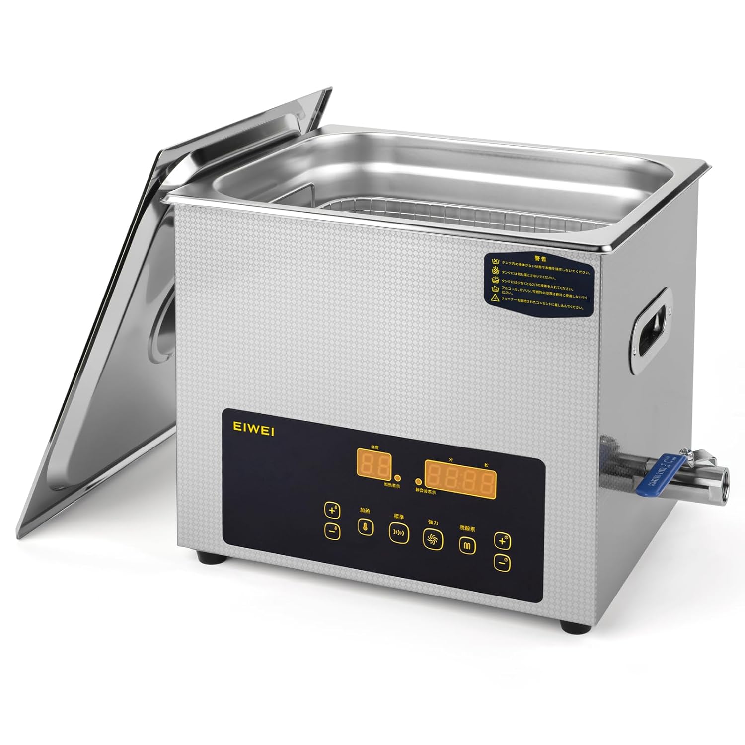 EIWEI 10L 超音波洗浄機 業務用 卓上型 28/40kHz デュアル周波数 家庭用 大型 超 音波 洗浄 機 メガネ/眼鏡/入れ歯/シェーバー/ジュエリー/時計/アクセサリー用 デジタル 加熱