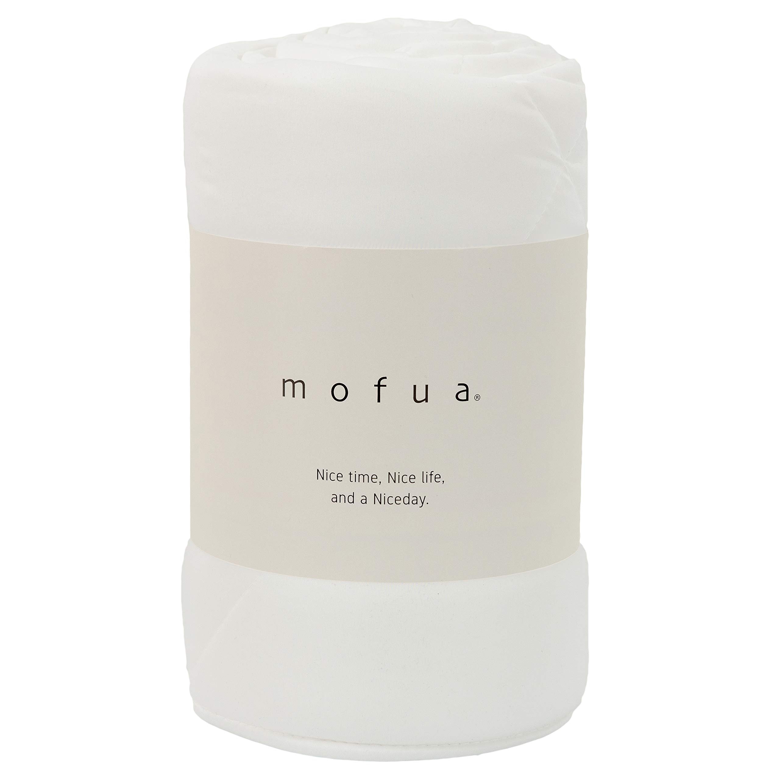 AQUA (アクア) mofua (モフア) くもケット 掛け布団 [ 雲につつまれるような やわらかさ (雲ケット) ] セミダブル SD オフホワイト/とろける 肌掛け キルトケット マシュマロタ