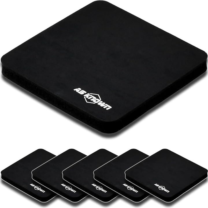 トレッドミル パワーラック ウェイトマシン ピアノ スピーカー用 防振 防音 ゴム マット 15cm角 15mm厚(6枚セット, 6枚セット)