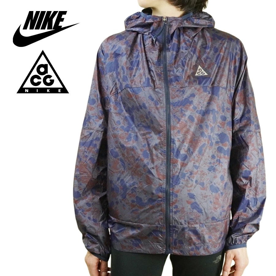 ナイキ NIKEレディース ジャケットACG WINDPROOF CINDER JACKETACG ウインドプルーフ シンダー ジャケット PURPLE MUL