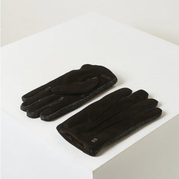 ウルテの粘着テープ革手袋ブラックDCGV5F180BK_s