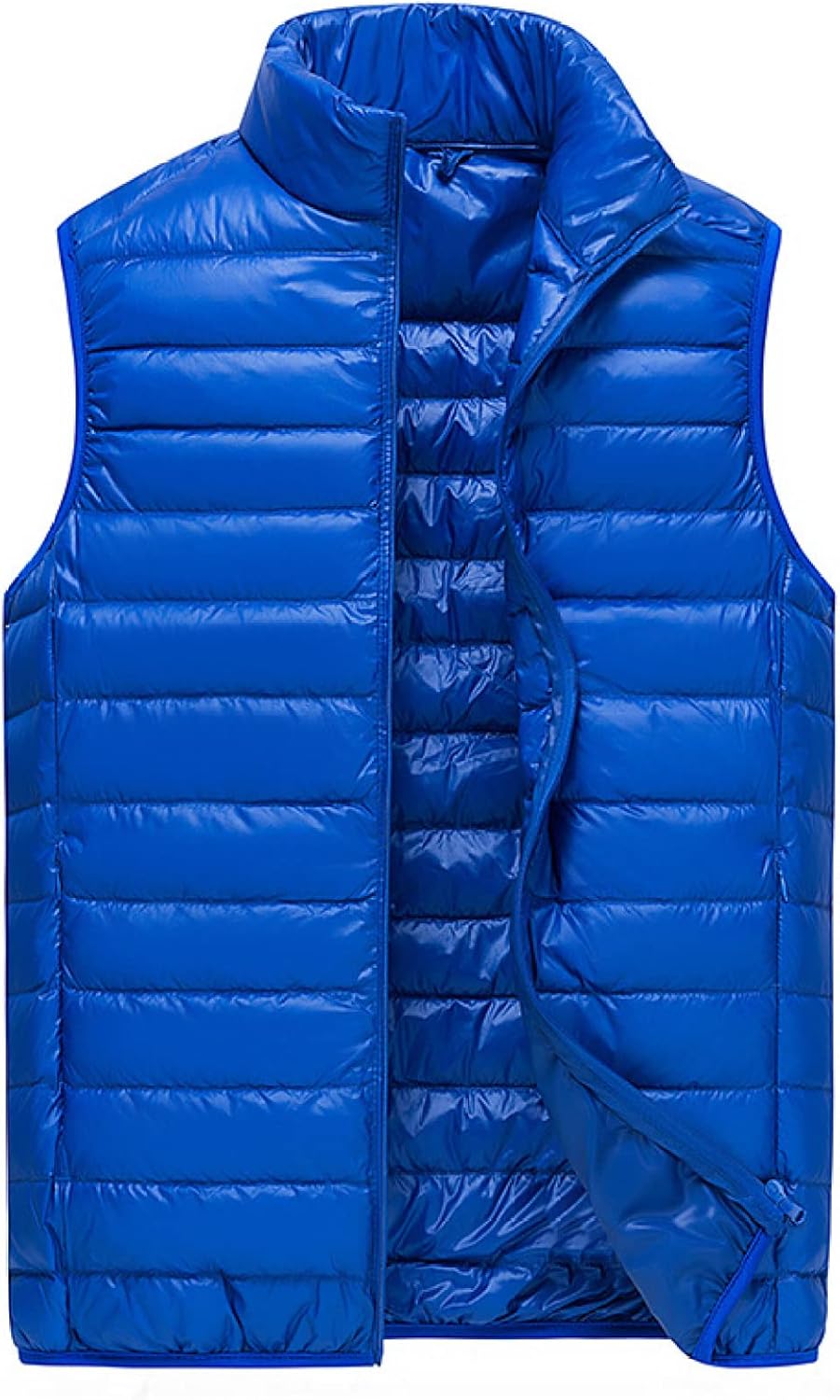 ダウンベスト ベスト ダウン ライトダウン メンズ ダウンジャケット 袖なし チョッキ 重ね着 冬物 厚手 防風 保温性 防寒着 立ち襟 ウルトラライト カジュアル 超軽量 大きいサイズ アウトドア