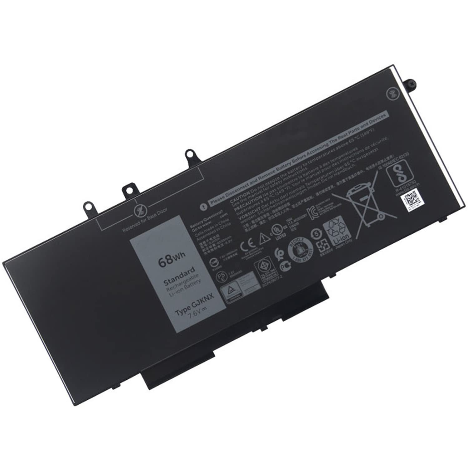 GJKNX バッテリー GJKNX 電池 68Wh 電池・DELLノートパソコン互換 5580 5480 5280 3520 交換用のバッテリー dc909-A300