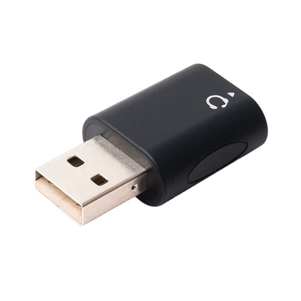 （まとめ） MCO オーディオ変換アダプタ USBポート-3.5mmミニジャック 4極タイプ PAA-U4P (×3セット)