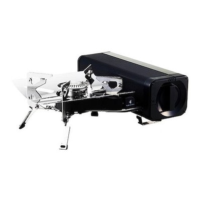 他サイト： フォアウィンズ フォールディングキャンプストーブ ブラック 使用時幅317×奥行288×高120mm #FW-FS01-BKの商品画像