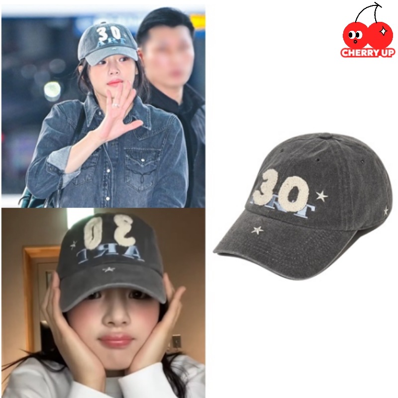 [ニュージンズ ミンジ 着用] Art 30 キャップ ユニセックス チャコール