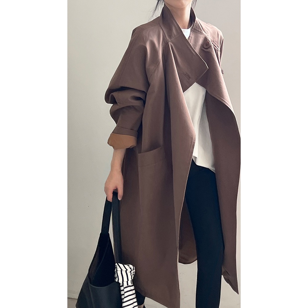 未使用タグ付✨極美品 #Newans 2023AW ラップストールトレンチコート 未使用タグ付✨極美品 #Newans 2023AW ラップストールトレンチ
