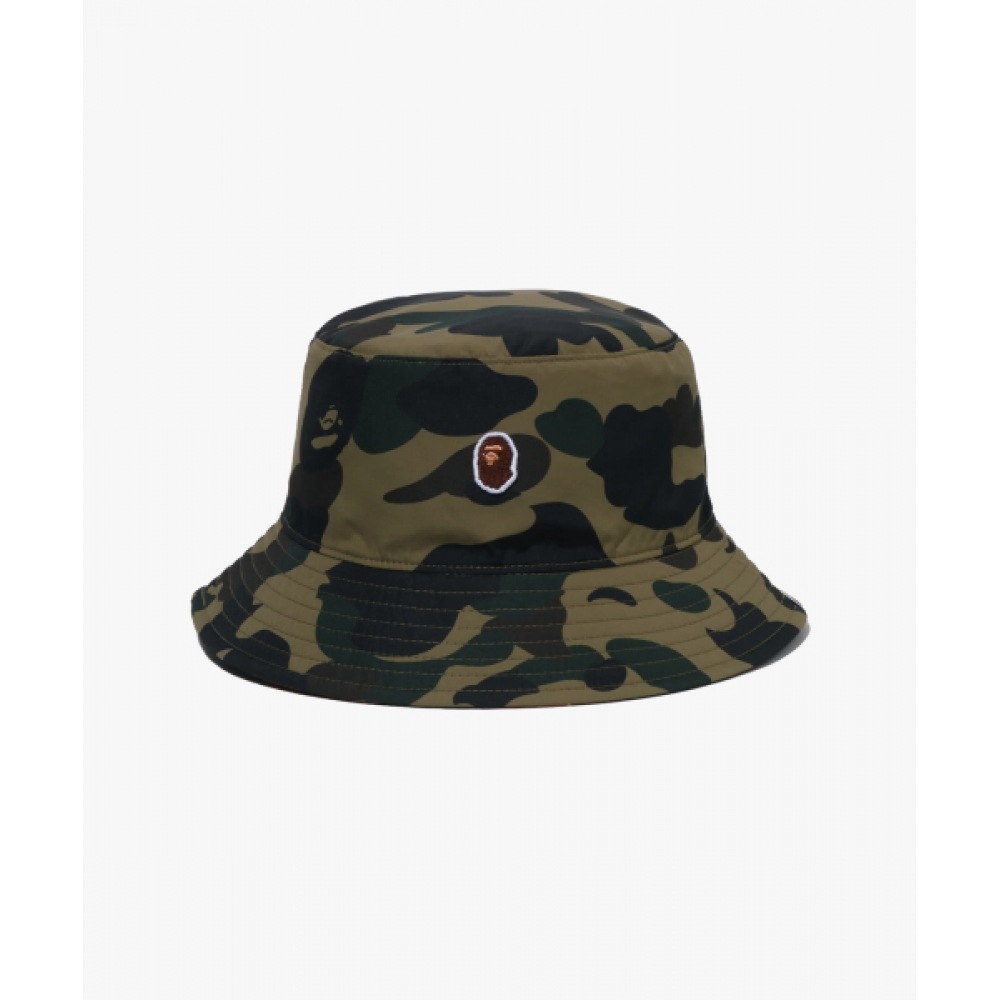 BAPE ファーストカモワンポイントリバーシブルハットグリーン