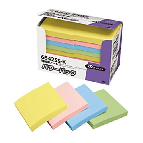 ポストイット パワーパック強粘着ノート２０ 6542SS-K