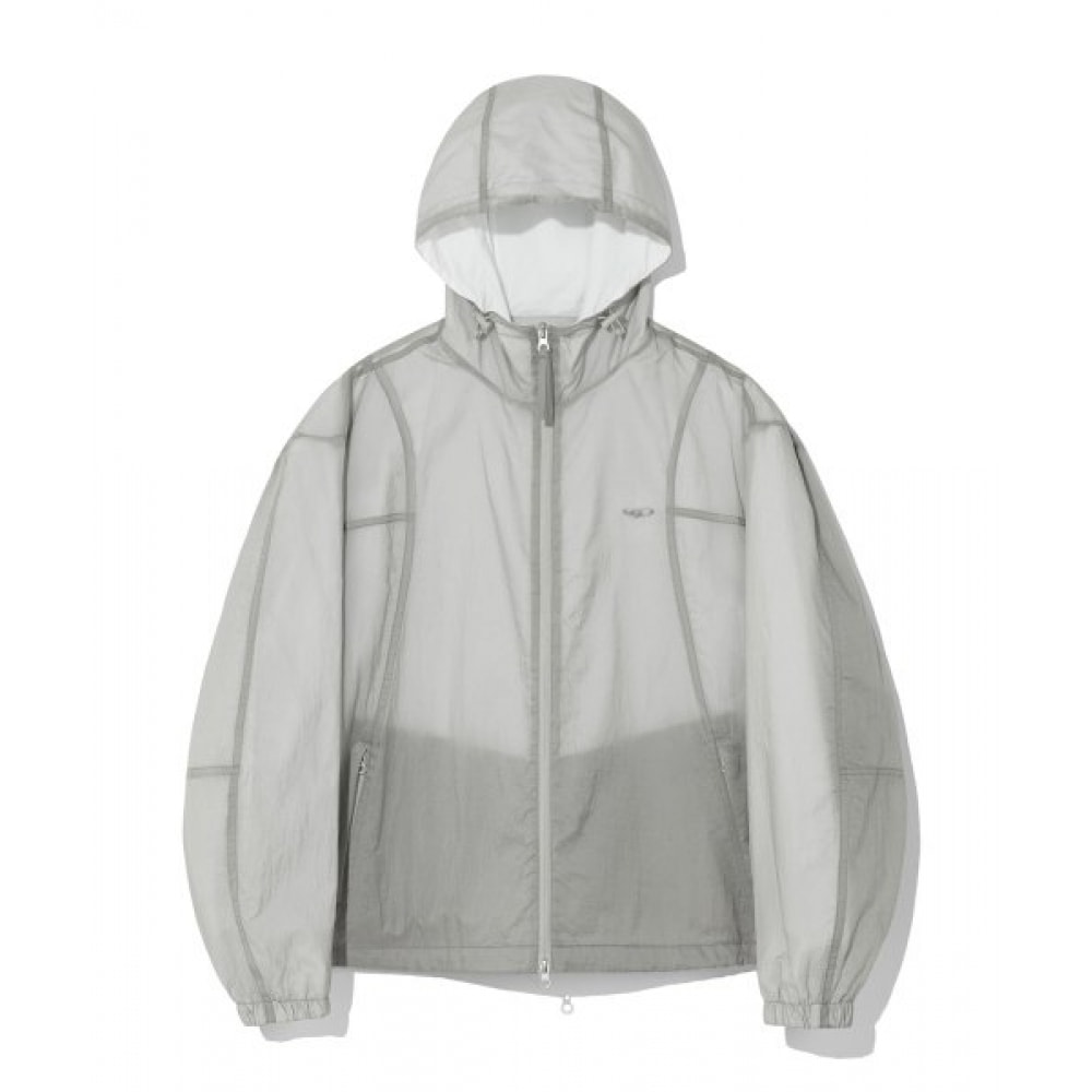 CODEGY シースルーナイロンツートンフロントガラス_ライトグレー