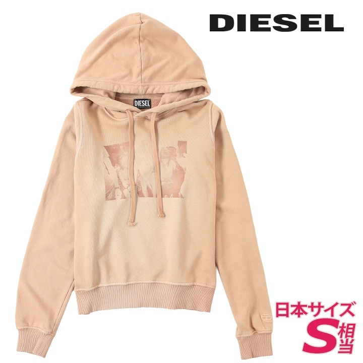 スウェットパーカー レディース F-REGGY-HOOD-G5 グラフィックプリント オーバルDワンポイント刺繍 die-l-t-g4-2d2