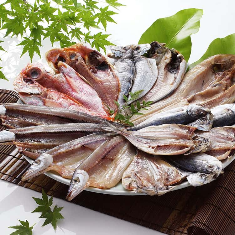 静岡 沼津「奥和」無添加干物 F 真あじ開き6枚（計360g） かます開き2枚（計160g） さんま開き2枚（計180g） えぼ鯛開き2枚（計180g） 金目鯛開き2枚（計180g） ほっけ開き1枚（