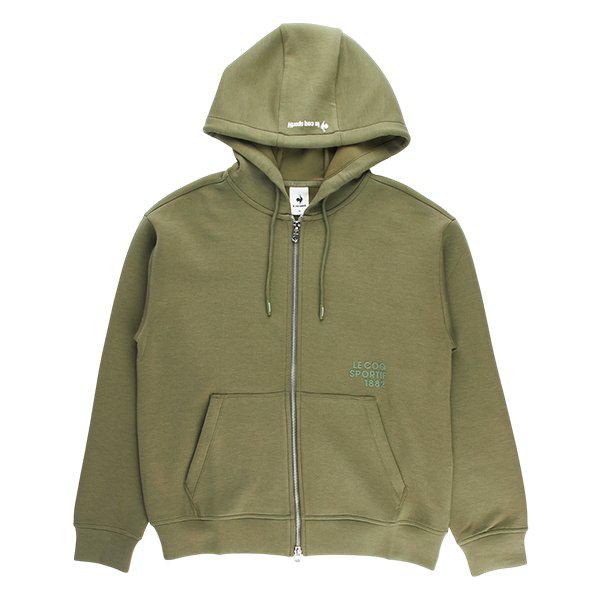 ルーズフィット クッション地 フード付きジップアップジャケット QQ123LFT11 SKK_P415027592