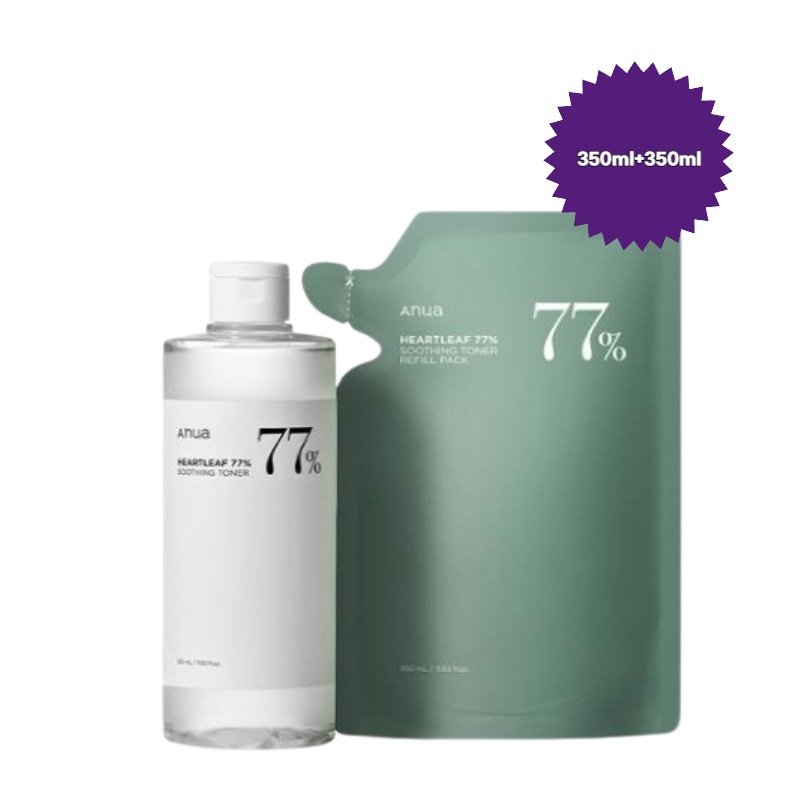 ドクダミ 77％ スージングトナー 350ml+350ml