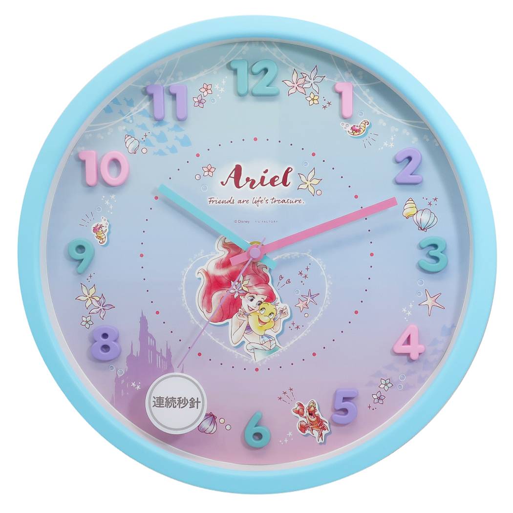 Qoo10 T S Factory リトルマーメイド アリエル 壁掛け時計 家具 インテリア Qoo10 T S Factory リトルマーメイド アリエル 壁掛け時計 家具 インテリア