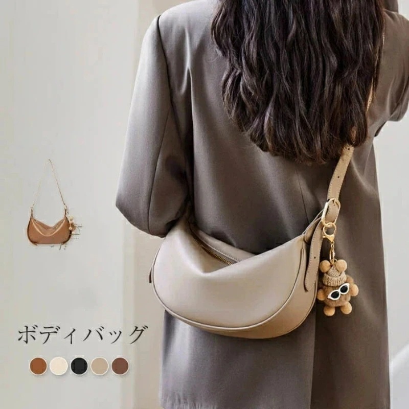 ショルダーバッグ ボディバッグ レディース 斜めがけバッグ レザー 太ショルダー 軽量 小さめ 大人 肩掛けバッグ ミニショルダーバッグ 合成皮革バッグ 革 かばん おしゃれ かわいい きれいめ カジ