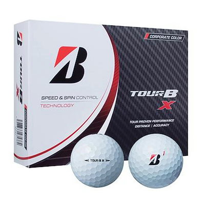 他サイト： Bridgestone GOLF ゴルフボール TOUR B X 2024年モデル コーポレートカラー 1ダース[12個入り]の商品画像