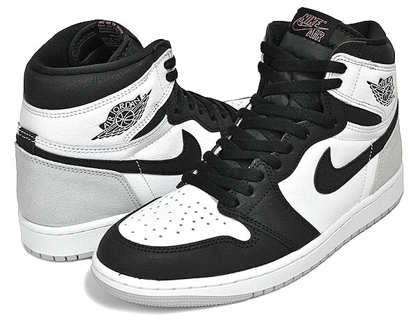 エアジョーダン 1 レトロ ハイ オージー ホワイト ブラック グレー ブリーチドコーラル 555088-108