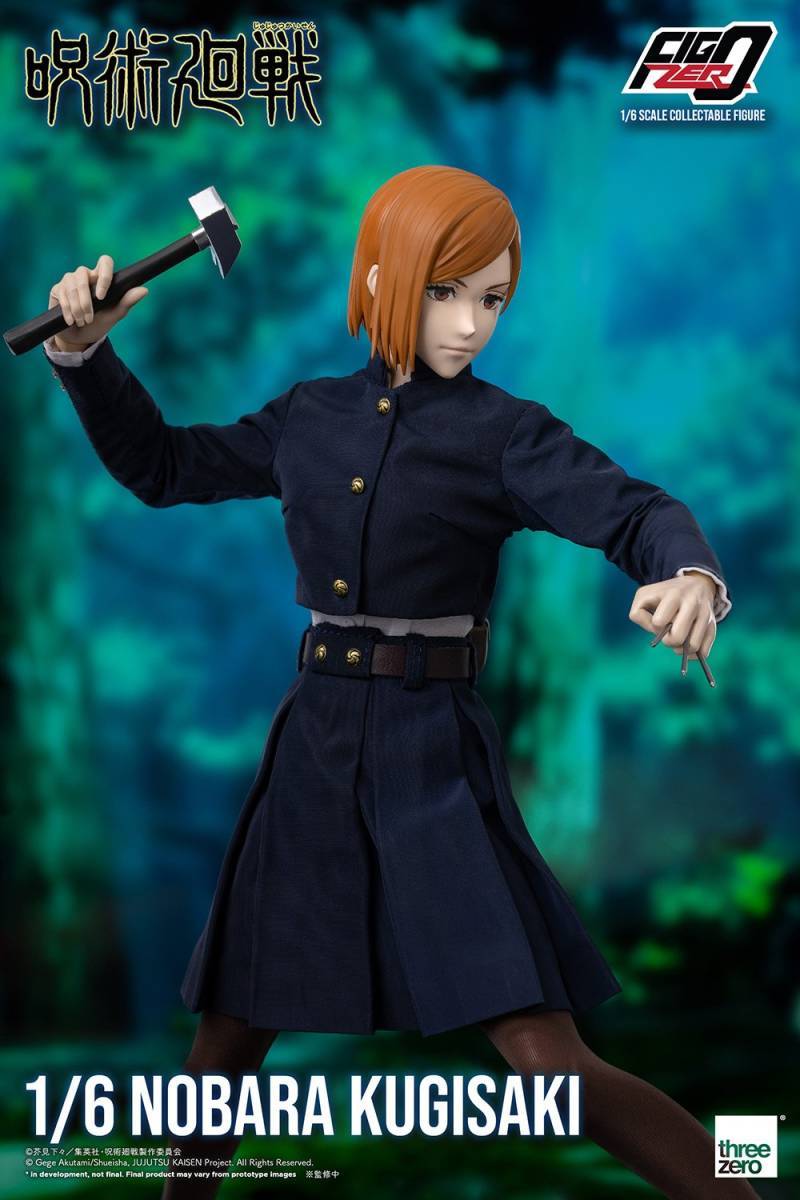 新品未開封 Threezero 3Z03760 呪術廻戦 釘崎野薔薇 Jujutsu Kaisen Nobara Kugisaki 1/6 フィギュア